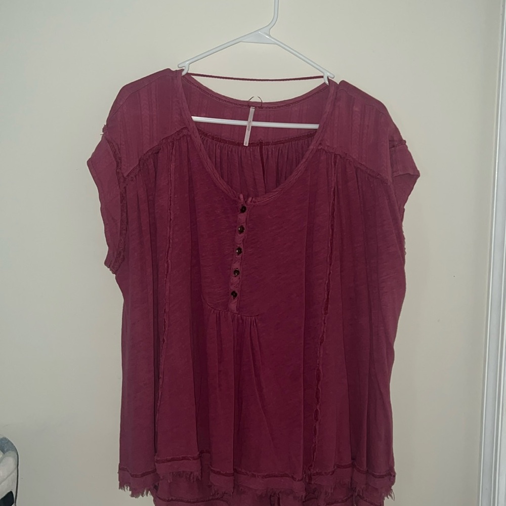 Free people swing top in pink